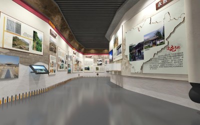 现代历史文化博物馆3D模型下载